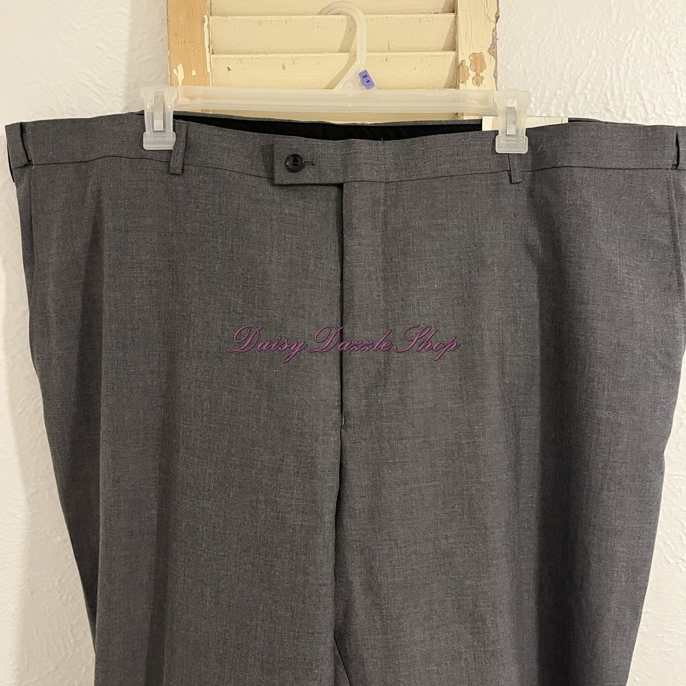 Colours By Alexander Julian Mens Trousers Grey 52 x 30 Office NWT 💼 - Picture 2 of 13